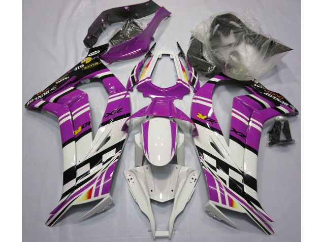 Purple Black and White 2011-2015 Kawasaki ZX10R Motorcycle Fairing Purple Black and White 2011-2015 Kawasaki ZX10R Motorcycle Fairing