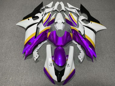 Purple and Yellow Gloss 2017-2021 Yamaha R6 Motorcycle Fairing