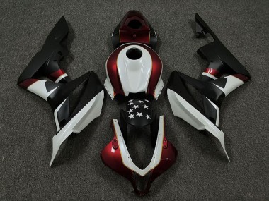 Racing Red and Black 2009-2012 Honda CBR600RR Motorcycle Fairing