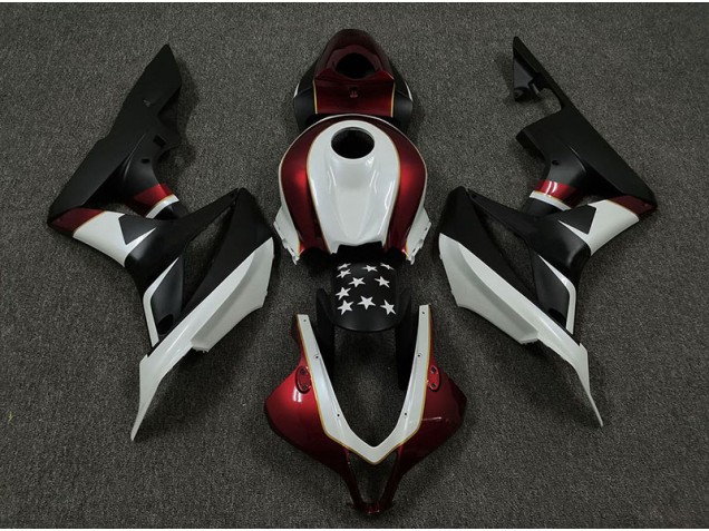 Racing Red and Black 2009-2012 Honda CBR600RR Motorcycle Fairing Racing Red and Black 2009-2012 Honda CBR600RR Motorcycle Fairing