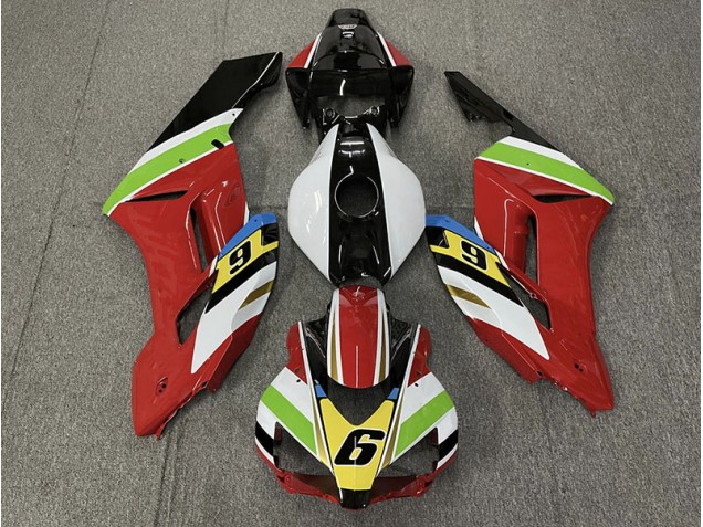 Red 6 2004-2005 Honda CBR1000RR Motorcycle Fairing Red 6 2004-2005 Honda CBR1000RR Motorcycle Fairing
