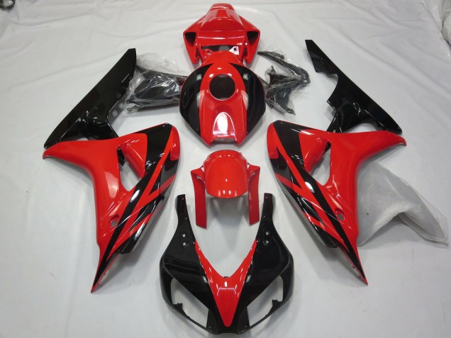 Red Black OEM Style No Decals 2006-2007 Honda CBR1000RR Motorcycle Fairing Red Black OEM Style No Decals 2006-2007 Honda CBR1000RR Motorcycle Fairing
