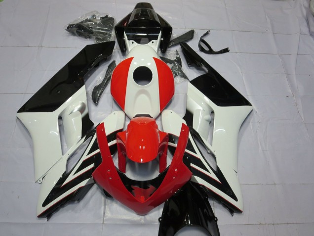 Red Black and White 2004-2005 Honda CBR1000RR Motorcycle Fairing Red Black and White 2004-2005 Honda CBR1000RR Motorcycle Fairing