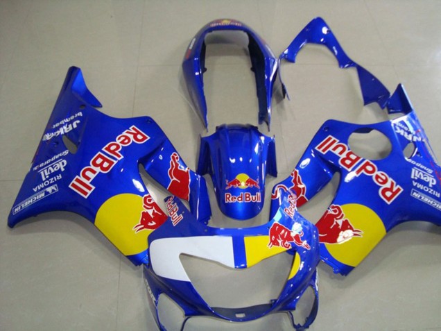 Red Bull Design 1999-2000 Honda CBR600 F4 Motorcycle Fairing Red Bull Design 1999-2000 Honda CBR600 F4 Motorcycle Fairing