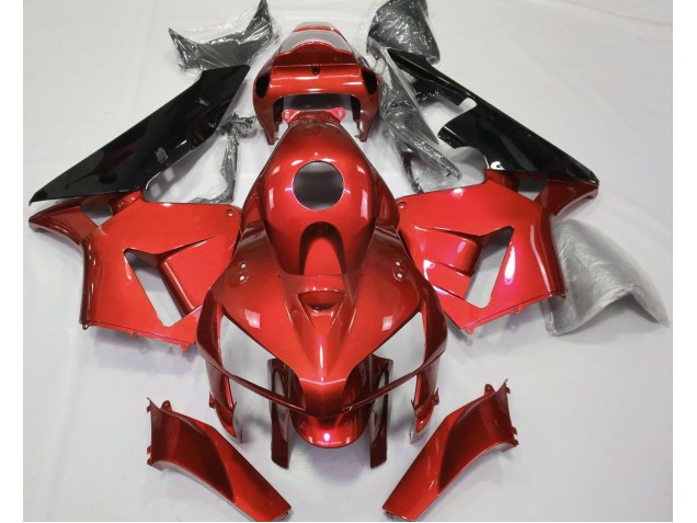 Red CBR Style 2005-2006 Honda CBR600RR Motorcycle Fairing Red CBR Style 2005-2006 Honda CBR600RR Motorcycle Fairing