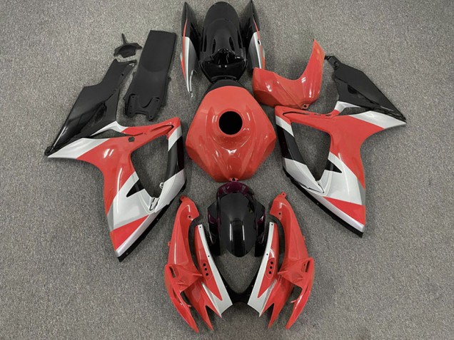 Red Design 2006-2007 Suzuki GSXR 600-750 Motorcycle Fairing Red Design 2006-2007 Suzuki GSXR 600-750 Motorcycle Fairing