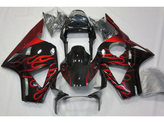 Red Flame 2002-2003 Honda CBR954RR Motorcycle Fairing Red Flame 2002-2003 Honda CBR954RR Motorcycle Fairing