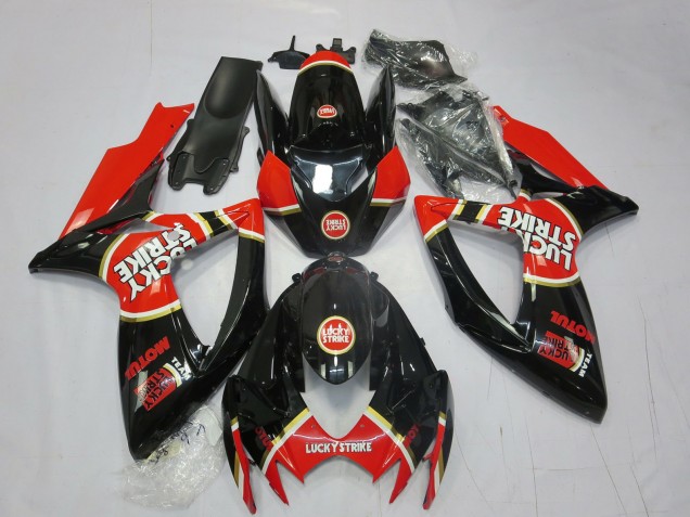 Red Strike 2006-2007 Suzuki GSXR 600-750 Motorcycle Fairing Red Strike 2006-2007 Suzuki GSXR 600-750 Motorcycle Fairing
