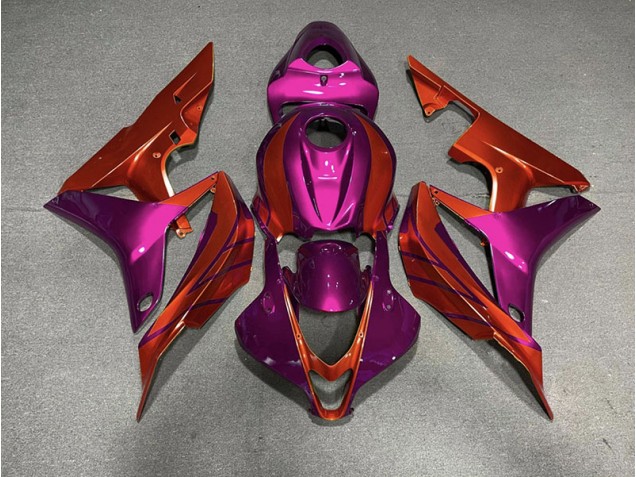 Red & Violet 2007-2008 Honda CBR600RR Motorcycle Fairing Red & Violet 2007-2008 Honda CBR600RR Motorcycle Fairing