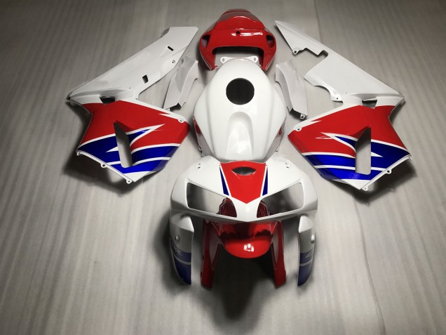 Red / White / Blue 2005-2006 Honda CBR600RR Motorcycle Fairing Red / White / Blue 2005-2006 Honda CBR600RR Motorcycle Fairing