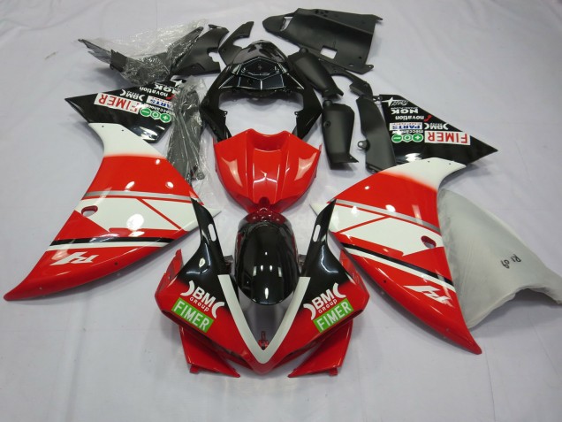 Red White Yamalube 2012-2014 Yamaha R1 Motorcycle Fairing Red White Yamalube 2012-2014 Yamaha R1 Motorcycle Fairing