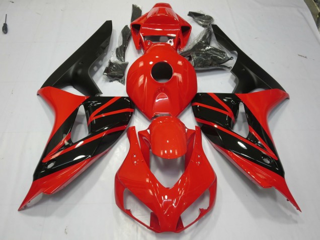 Red and Black 2006-2007 Honda CBR1000RR Motorcycle Fairing Red and Black 2006-2007 Honda CBR1000RR Motorcycle Fairing