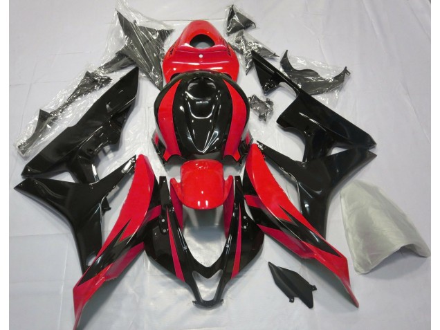 Red and Black OEM Design 2007-2008 Honda CBR600RR Motorcycle Fairing Red and Black OEM Design 2007-2008 Honda CBR600RR Motorcycle Fairing