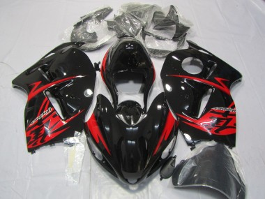 Red and Gloss Black 1997-2007 Suzuki GSXR 1300 Hayabusa Motorcycle Fairing