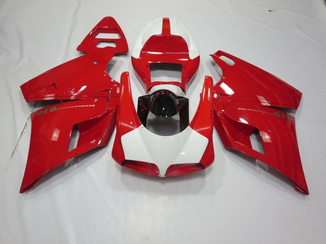 Red and White 1993-2005 Ducati Ducati 996 748 916 998 Motorcycle Fairing Red and White 1993-2005 Ducati Ducati 996 748 916 998 Motorcycle Fairing
