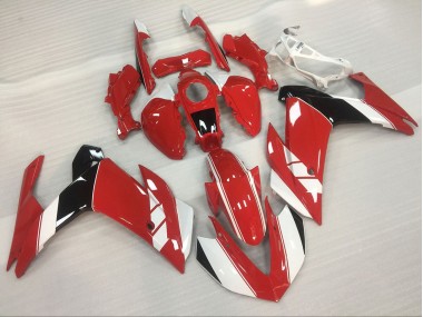 Red and White Gloss 2015-2018 Yamaha R3 Motorcycle Fairing