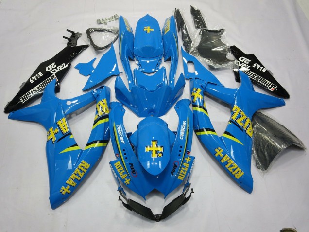 Rizla 2008-2010 Suzuki GSXR 600-750 Motorcycle Fairing Rizla 2008-2010 Suzuki GSXR 600-750 Motorcycle Fairing