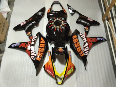 Rossi 46 2007-2008 Honda CBR600RR Motorcycle Fairing