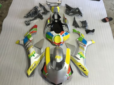 Silver 2015-2019 Yamaha R1 Motorcycle Fairing