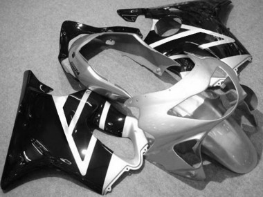 Silver Black 1999-2000 Honda CBR600 F4 Motorcycle Fairing