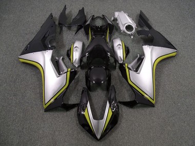 Silver and Black & Yellow 2017-2023 Honda CBR1000RR Motorcycle Fairing