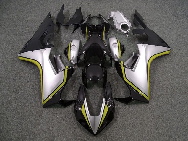 Silver and Black & Yellow 2017-2023 Honda CBR1000RR Motorcycle Fairing Silver and Black & Yellow 2017-2023 Honda CBR1000RR Motorcycle Fairing