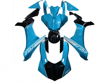 Sky Blue and Black 2015-2019 Yamaha R1 Motorcycle Fairing