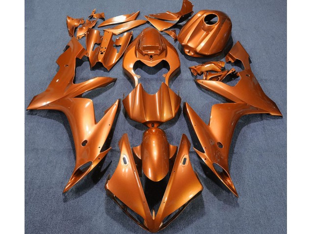 Solid Orange 2004-2006 Yamaha R1 Motorcycle Fairing