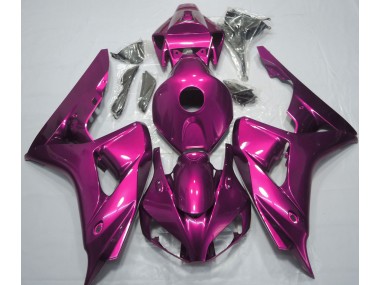 Solid Pink 2006-2007 Honda CBR1000RR Motorcycle Fairing