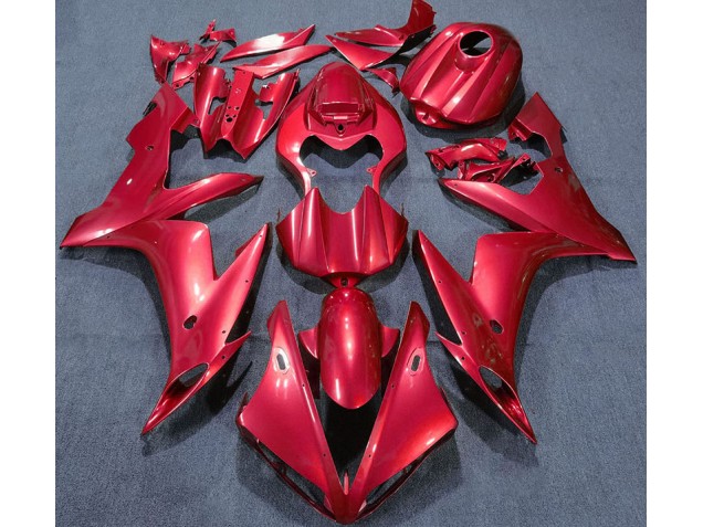 Solid Red 2004-2006 Yamaha R1 Motorcycle Fairing