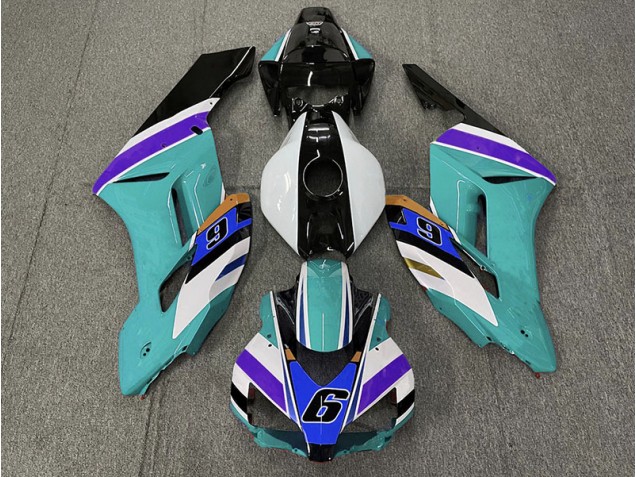 Teal 6 2004-2005 Honda CBR1000RR Motorcycle Fairing Teal 6 2004-2005 Honda CBR1000RR Motorcycle Fairing