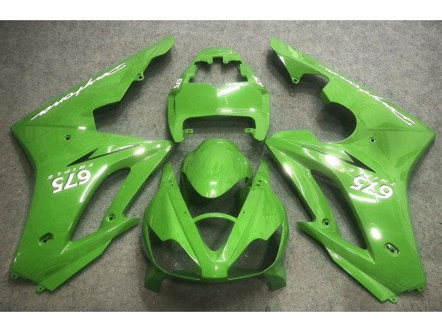 Vibrant Green 2006-2008 Triumph Daytona 675 Motorcycle Fairing Vibrant Green 2006-2008 Triumph Daytona 675 Motorcycle Fairing