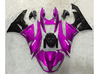 Vibrant Pink Gloss 2009-2012 Kawasaki ZX6R Motorcycle Fairing