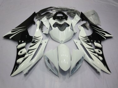 White Flame 2008-2016 Yamaha R6 Motorcycle Fairing