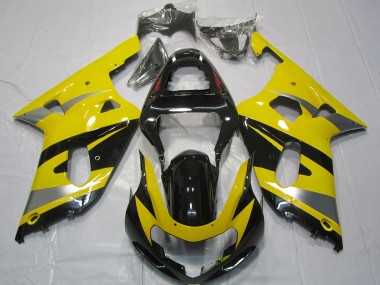 Yellow OEM Style 2001-2003 Suzuki GSXR 600-750 Motorcycle Fairing