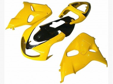 Yellow and Black 1998-2003 Suzuki TL1000R Motorcycle Fairing
