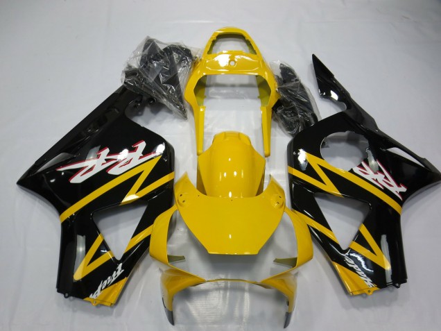 Yellow and Black 2002-2003 Honda CBR954RR Motorcycle Fairing Yellow and Black 2002-2003 Honda CBR954RR Motorcycle Fairing