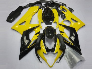 Yellow and Black 2005-2006 Suzuki GSXR 1000 Motorcycle Fairing