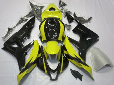 Yellow and Black OEM Design 2007-2008 Honda CBR600RR Motorcycle Fairing