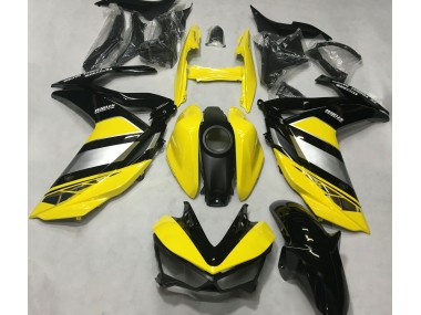 Yellow and Gloss Black 2015-2018 Yamaha R3 Motorcycle Fairing